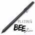 日本 PLATINUM 白金 老款BEE-LINE  霧黑原子筆